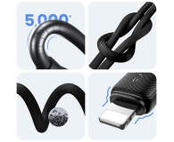 USAMS Kabel US-SJ694 2,4A Lightning do USB-A 2m biały - 1569069 - zdjęcie 9